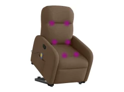 Poltrona reclinável massagens | Poltrona Confortável tecido SHL970619^ Poltrona