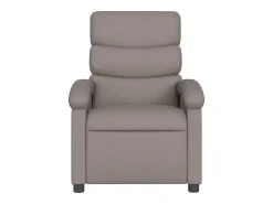 Poltrona reclinável massagens elétrica | Poltrona Confortável tecido cinza-acastanhado SHL7114^ Poltrona