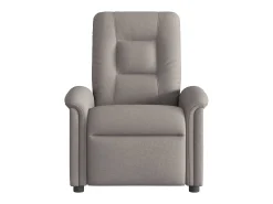 Poltrona| Poltrona reclinável massagens elétrica | Poltrona Confortável tecido cinza-acastanhado SHL405195 Taupe