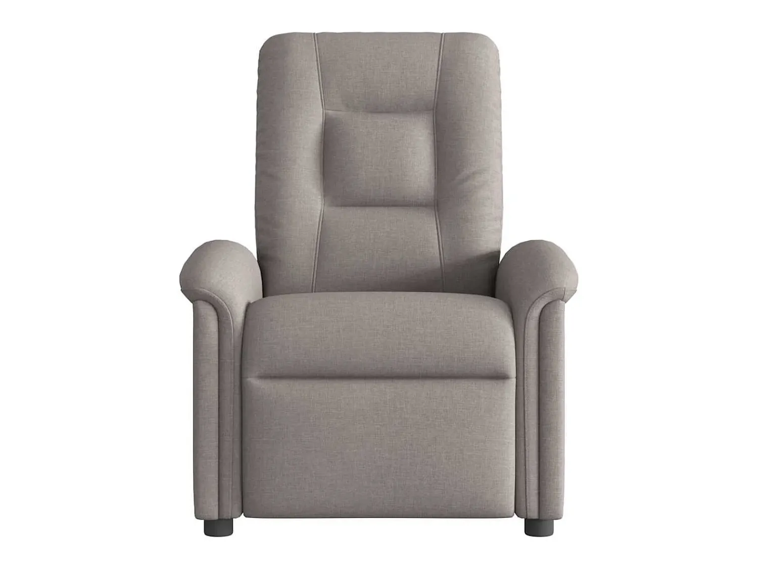 Poltrona| Poltrona reclinável massagens elétrica | Poltrona Confortável tecido cinza-acastanhado SHL405195 Taupe