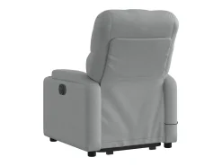 Poltrona* Poltrona reclinável massagens | Poltrona Confortável tecido -claro SHL610772 Cinzento