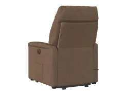 Poltrona| Poltrona reclinável massagens | Poltrona Confortável tecido SHL57599 Castanho