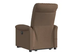 Poltrona| Poltrona reclinável massagens | Poltrona Confortável tecido SHL142147 Castanho