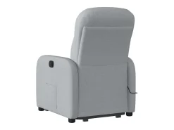 Poltrona* Poltrona reclinável massagens | Poltrona Confortável tecido -claro SHL384992 Cinzento