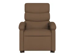 Poltrona* Poltrona reclinável massagens | Poltrona Confortável tecido SHL190173 Castanho