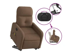 Poltrona reclinável massagens | Poltrona Confortável tecido SHL765044^ Poltrona