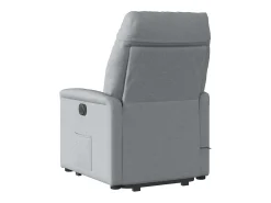 Poltrona| Poltrona reclinável massagens | Poltrona Confortável tecido -claro SHL441613 Cinzento