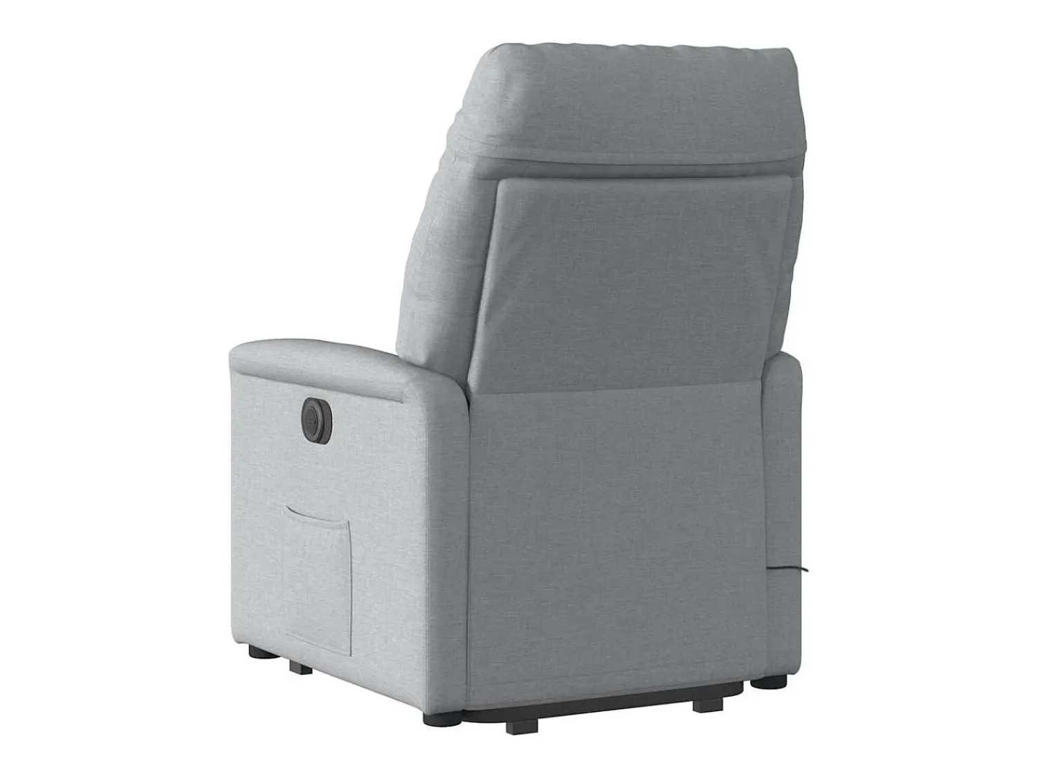 Poltrona| Poltrona reclinável massagens | Poltrona Confortável tecido -claro SHL441613 Cinzento