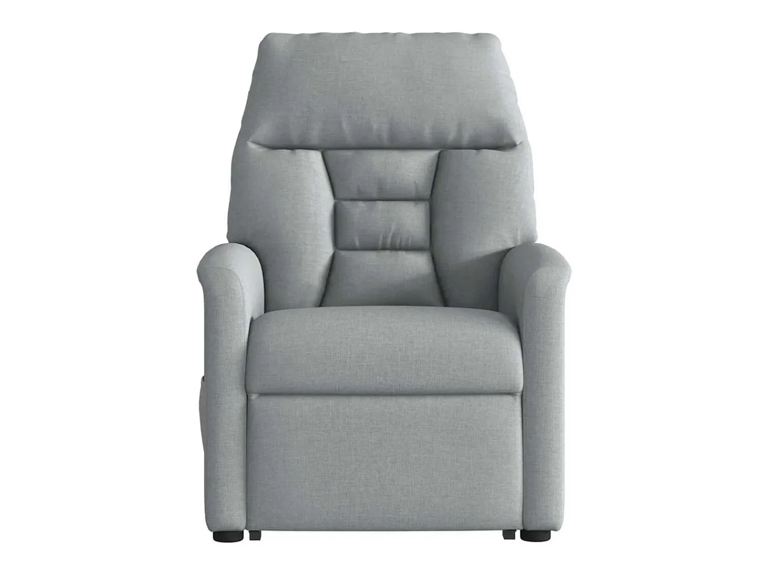 Poltrona| Poltrona reclinável massagens | Poltrona Confortável tecido -claro SHL441613 Cinzento