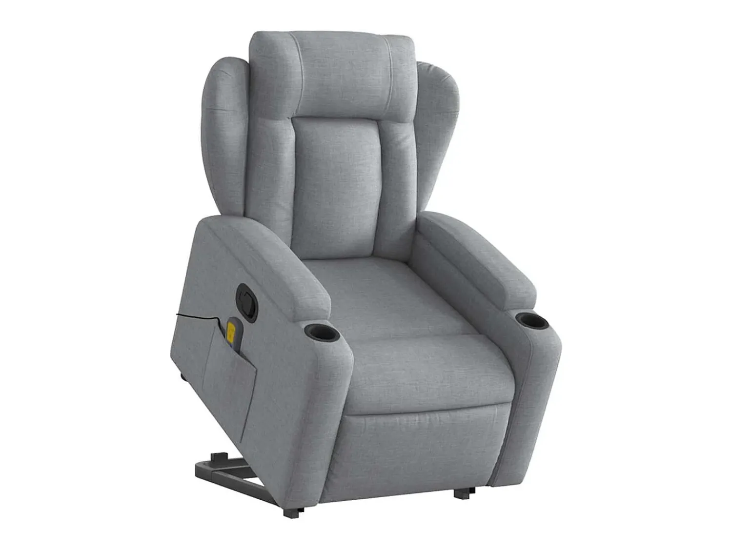 Poltrona* Poltrona reclinável massagens | Poltrona Confortável tecido -claro SHL594253 Cinzento