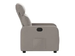 Poltrona*vidaxl Poltrona reclinável tecido cinzento-acastanhado Taupe