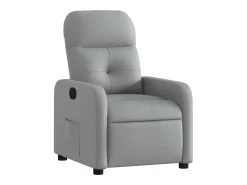 Online vidaxl Poltrona reclinável tecido -claro Cinzento