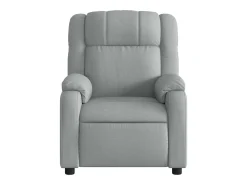 Poltrona|vidaxl Poltrona reclinável tecido -claro Cinzento