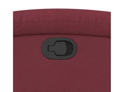 Poltrona*vidaxl Poltrona reclinável tecido tinto Vermelho
