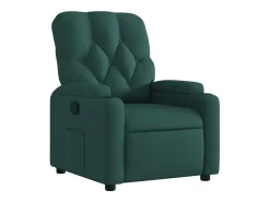 Hot vidaxl Poltrona reclinável tecido -escuro Verde