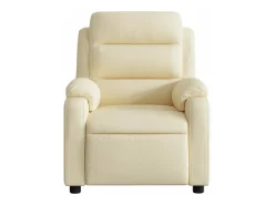 Poltrona|vidaxl Poltrona reclinável tecido cor Creme