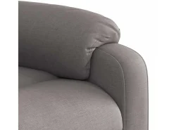Poltrona|vidaxl Poltrona reclinável tecido cinzento-acastanhado Taupe