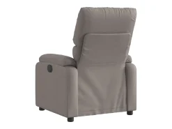 Poltrona*vidaxl Poltrona reclinável tecido cinzento-acastanhado Taupe