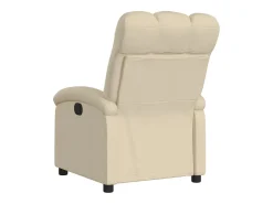 Online Poltrona reclinável tecido cor PT924621 Creme