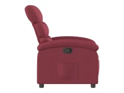 Poltrona| Poltrona reclinável tecido tinto PT397016 Vermelho