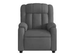 Poltrona*vidaxl Poltrona reclinável tecido -escuro Cinzento