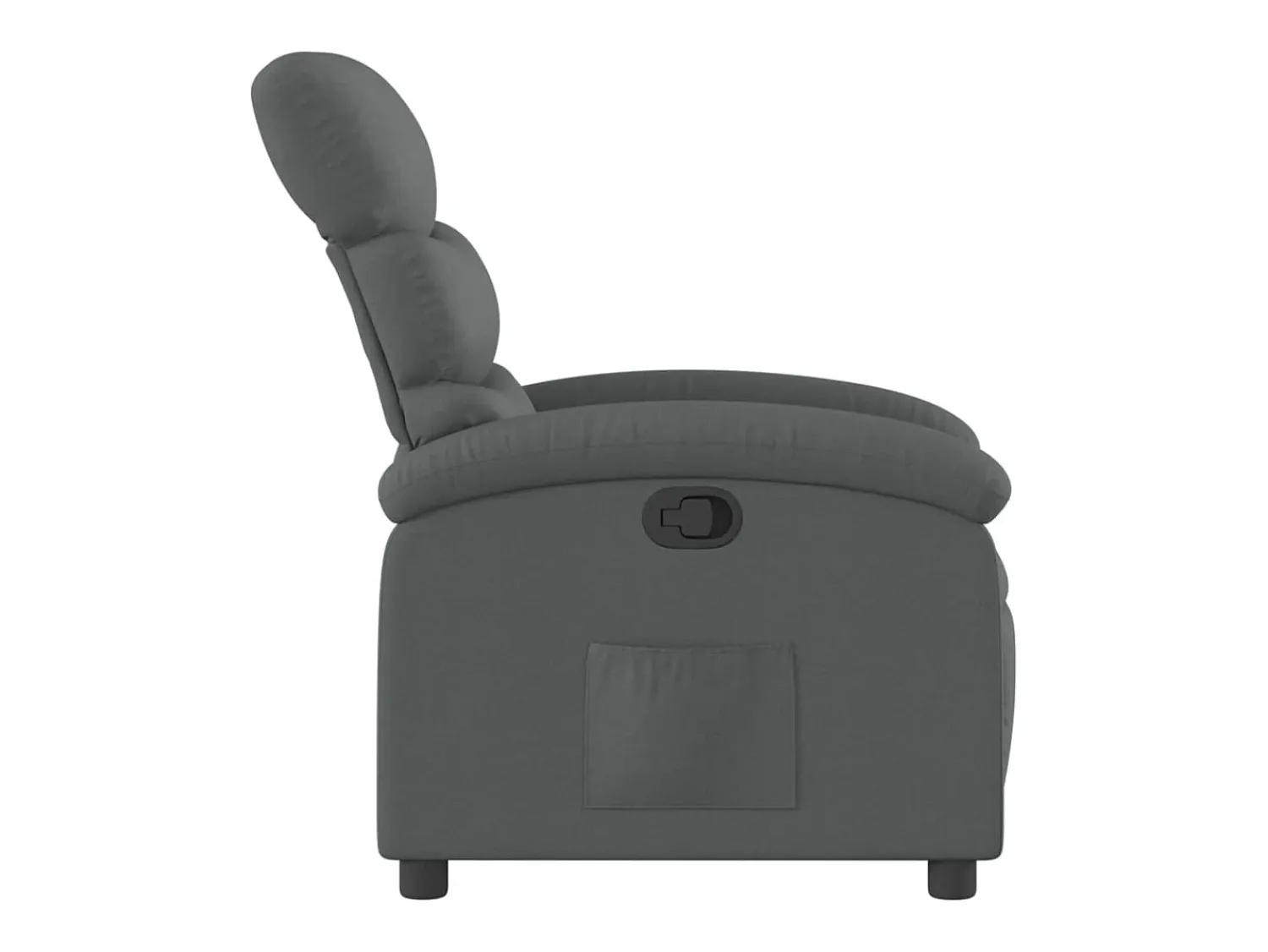 Discount Poltrona reclinável tecido -escuro PT680576 Cinzento