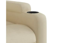 vidaxl Poltrona reclinável tecido cor^ Poltrona