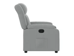 Poltrona|vidaxl Poltrona reclinável tecido -claro Cinzento