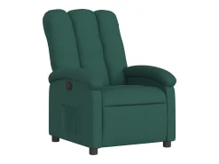 Poltrona*vidaxl Poltrona reclinável tecido -escuro Verde