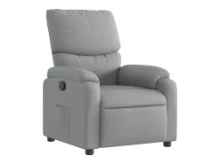 Poltrona| Poltrona reclinável tecido cinzento-claro PT985240 Cinzento claro