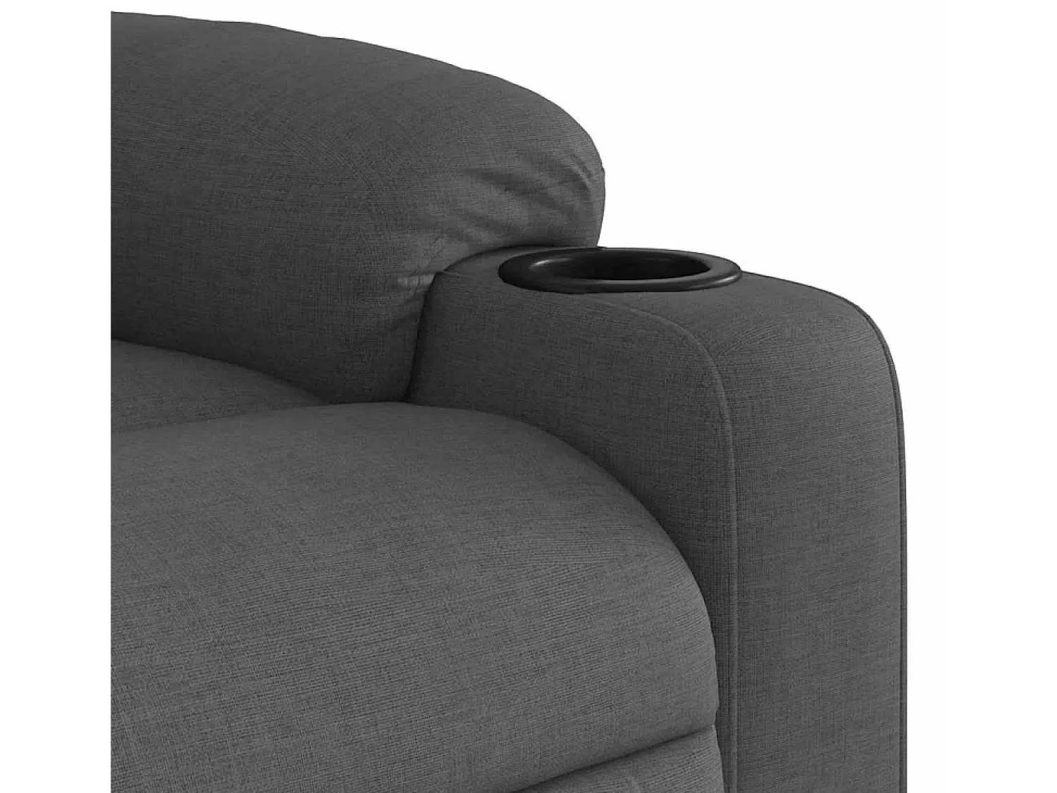 Poltrona|vidaxl Poltrona reclinável tecido -escuro Cinzento