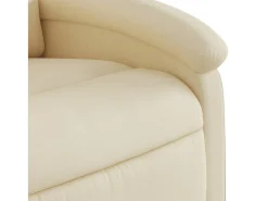 Poltrona*vidaxl Poltrona reclinável tecido cor Creme