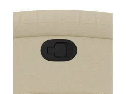 Poltrona*vidaxl Poltrona reclinável tecido cor Creme