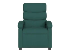 Poltrona|vidaxl Poltrona reclinável tecido -escuro Verde