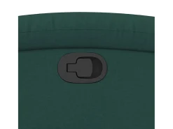 Poltrona|vidaxl Poltrona reclinável tecido -escuro Verde