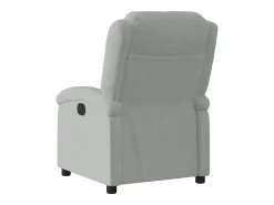 Poltrona|vidaxl Poltrona reclinável veludo cinza claro Cinzento claro
