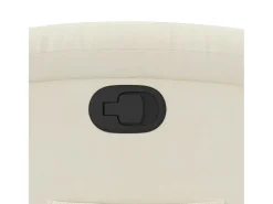 Poltrona|vidaxl Poltrona reclinável veludo Creme