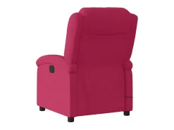 Poltrona*vidaxl Poltrona reclinável veludo tinto Vermelho