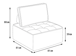 Sofá* Poltrona, sofá individual com capa, pufe para sala de estar, quarto, quarto de hóspedes ou quarto de criança, pequeno conjunto de assentos Bege