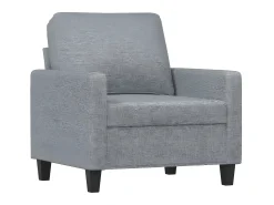 Poltrona| Poltrona tecido 60 cm -claro PT449965 Cinzento