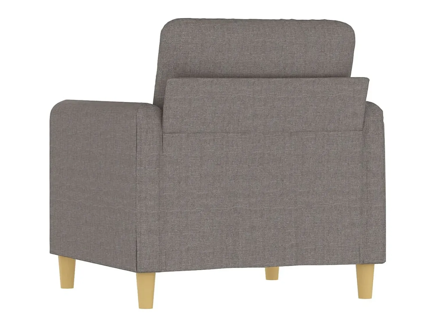 Poltrona| Poltrona tecido 60 cm cinzento-acastanhado PT825536 Taupe