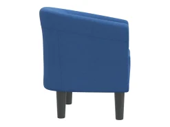 Poltrona|vidaxl Poltrona tecido Azul