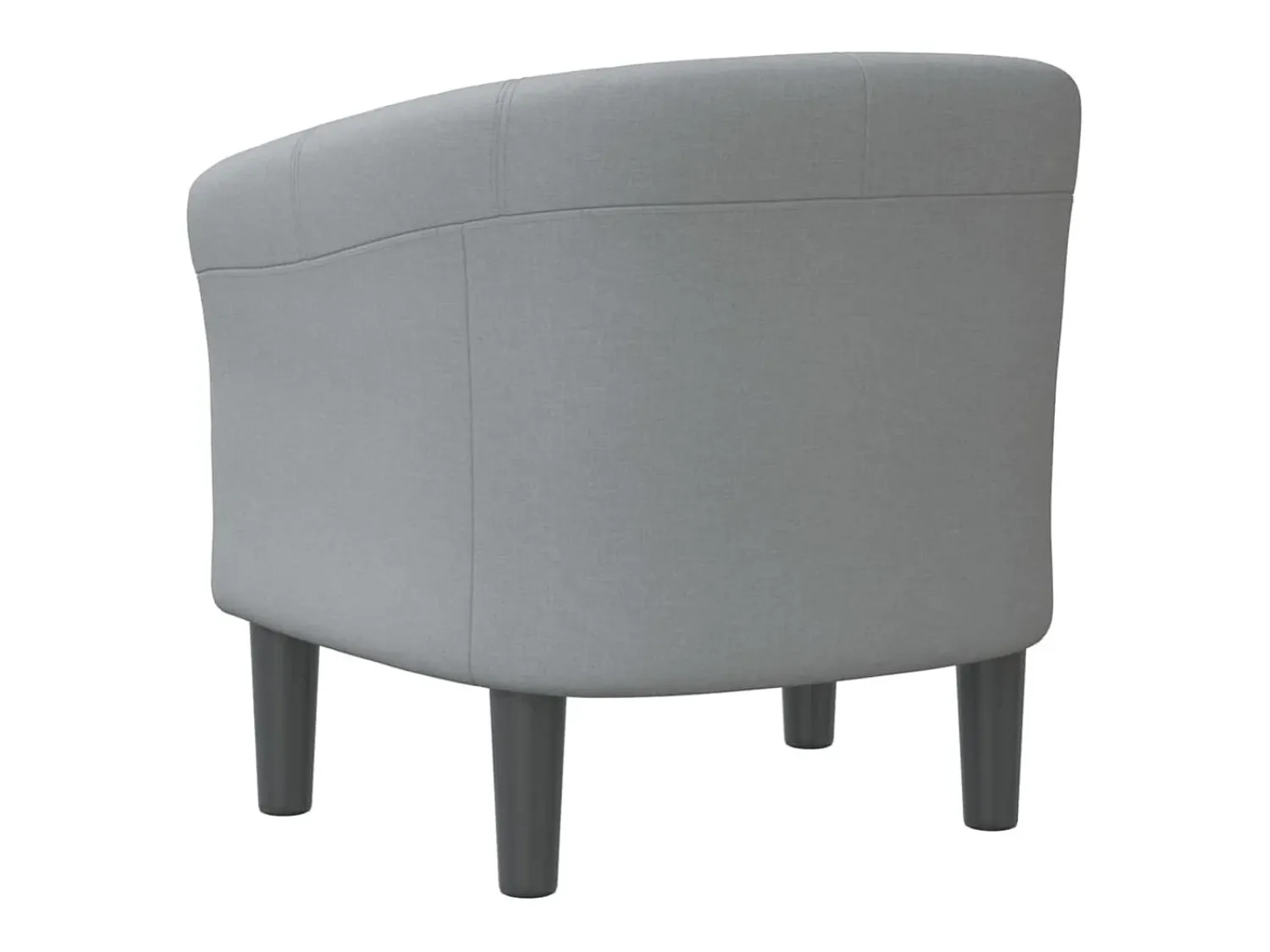 Poltrona|vidaxl Poltrona tecido -claro Cinzento