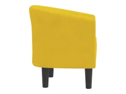 Outlet vidaxl Poltrona veludo Amarelo