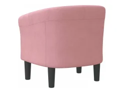 Poltrona|vidaxl Poltrona veludo Rosa