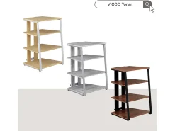 Sale Vicco Prateleira de armazenamento sonoma/branco 61x53x78 tonar Natural claro