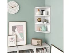 Best Vicco Prateleira de canto 30x30x60 ecki Branco