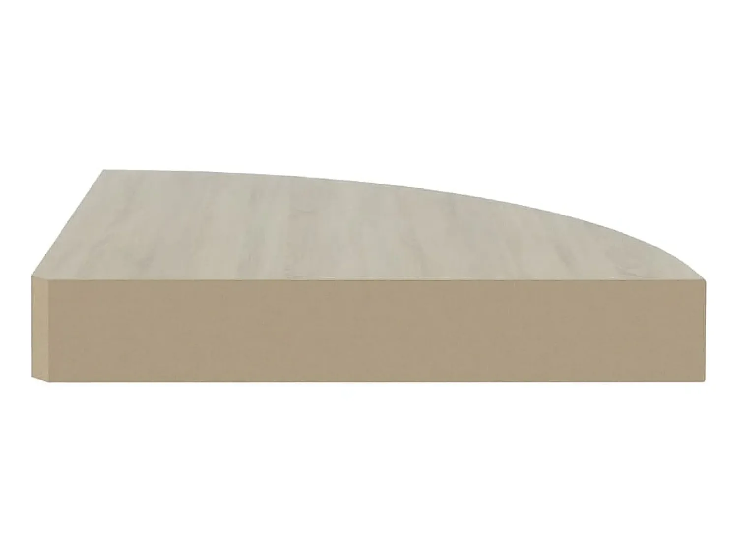 Online Prateleira de canto parede 25x25x3,8 cm MDF cor carvalho/branco PT205492 Castanho