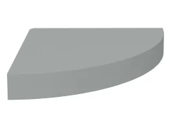 Prateleira de canto suspensa 25x25x3,8 cm MDF PT316260^ Prateleira