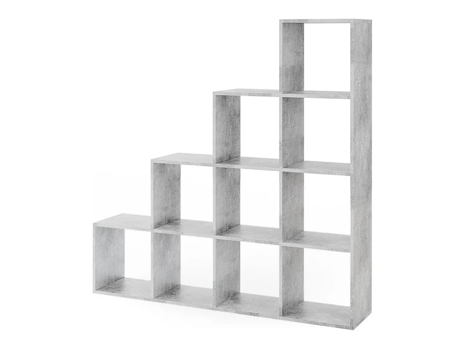 Prateleira*Vicco Prateleira de escada betão 142.5x29x140 Cinzento claro